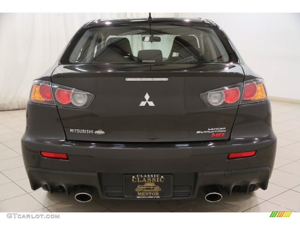 2013 Lancer Evolution MR - Phantom Black / Black photo #15