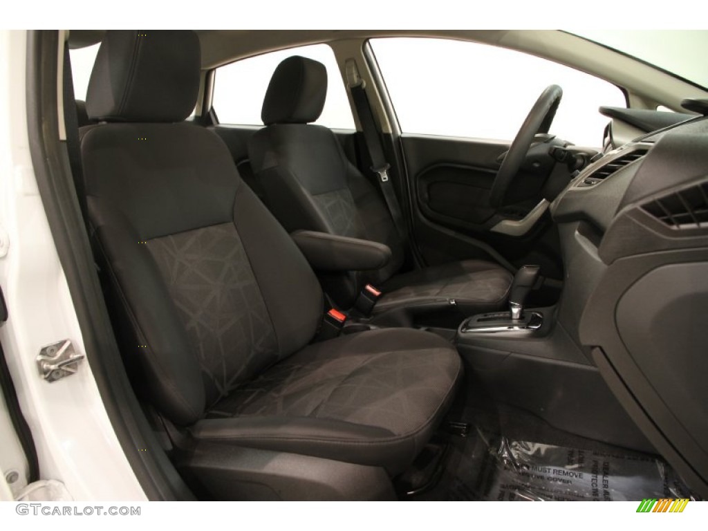 Charcoal Black Interior 2012 Ford Fiesta SE Sedan Photo #89379211