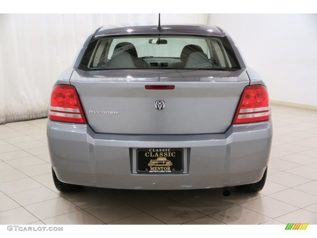 2008 Avenger SE - Silver Steel Metallic / Dark Slate Gray/Light Slate Gray photo #12