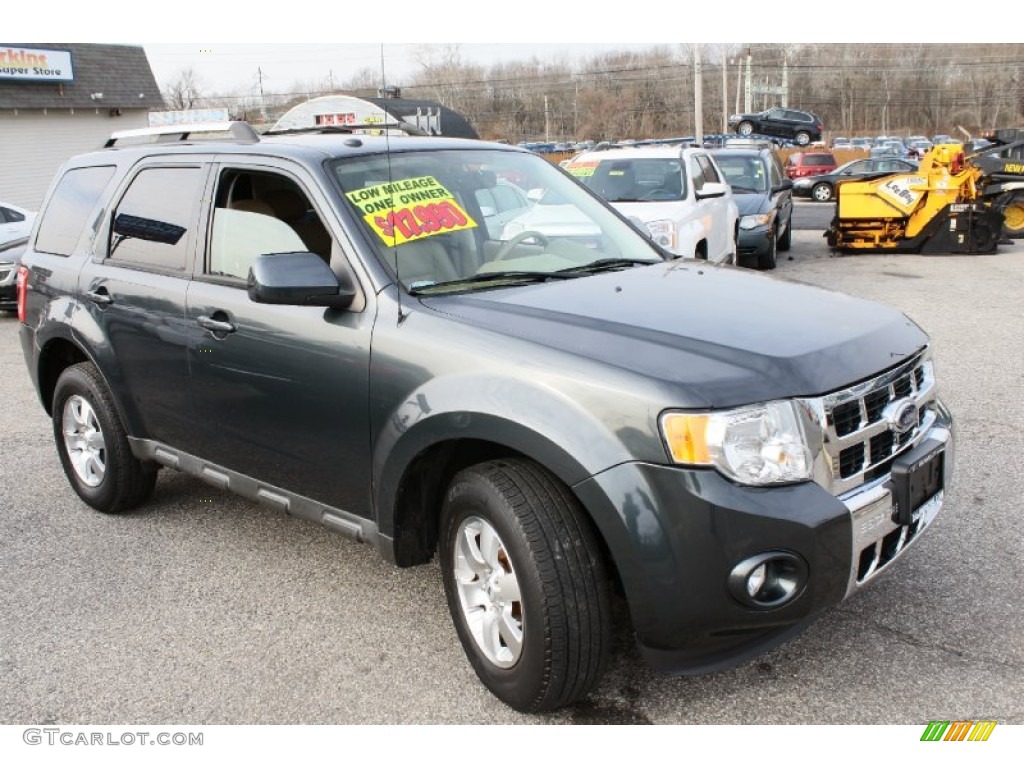 2009 Escape Limited V6 4WD - Black Pearl Slate Metallic / Camel photo #3