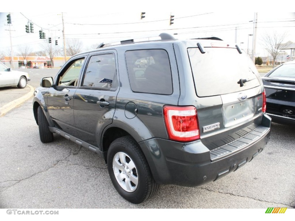 2009 Escape Limited V6 4WD - Black Pearl Slate Metallic / Camel photo #10