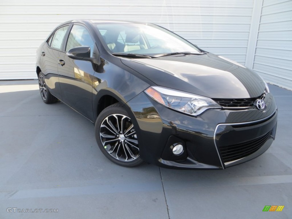 Black Sand Pearl 2014 Toyota Corolla S Exterior Photo #89380723