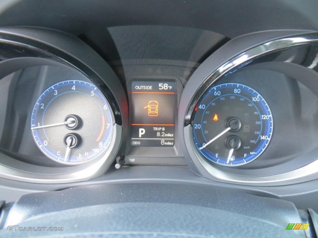 2014 Toyota Corolla S Gauges Photo #89380834