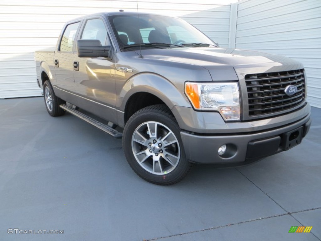 Sterling Grey 2014 Ford F150 STX SuperCrew Exterior Photo #89381059