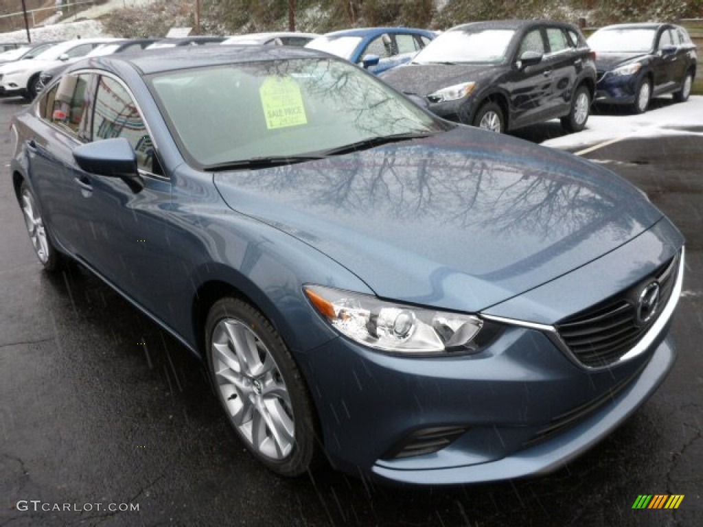 2014 MAZDA6 Touring - Blue Reflex Mica / Black photo #7