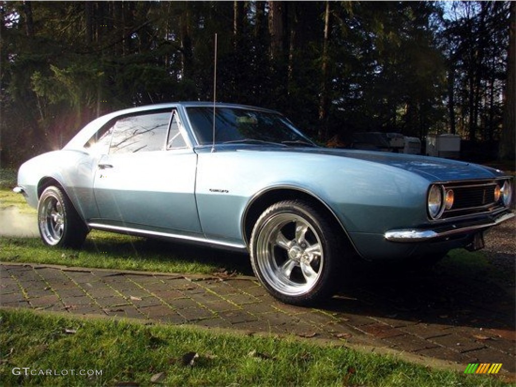 1967 Camaro Sport Coupe - Marina Blue / Blue photo #8