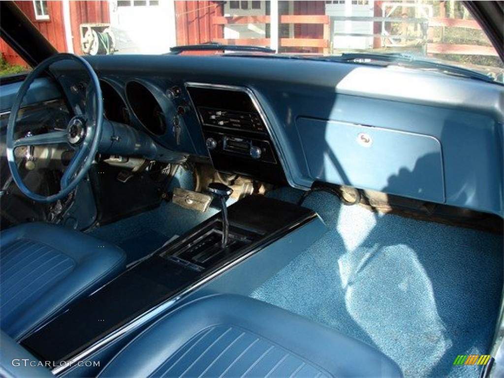 1967 Chevrolet Camaro Sport Coupe Blue Dashboard Photo #89382261