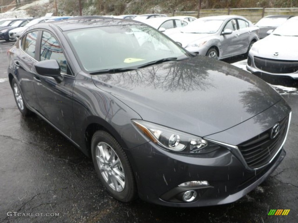 Meteor Gray Mica 2014 Mazda MAZDA3 i Touring 4 Door Exterior Photo #89382555