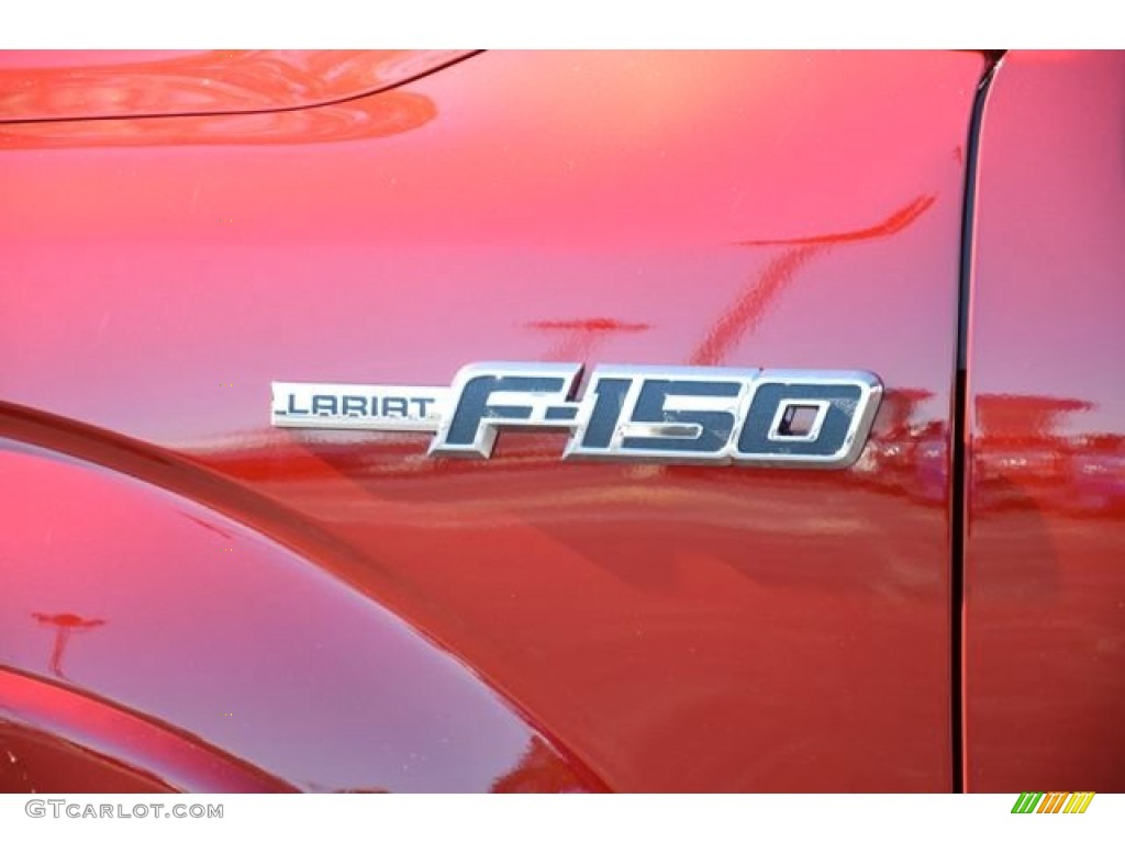 2014 F150 Lariat SuperCrew - Ruby Red / Pale Adobe photo #9