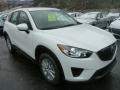 Crystal White Pearl Mica 2014 Mazda CX-5 Sport AWD Exterior