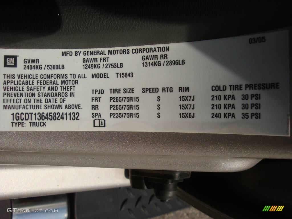 2005 Colorado LS Crew Cab 4x4 - Silver Birch Metallic / Medium Dark Pewter photo #16