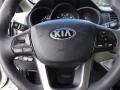 2013 Clear White Kia Rio LX 5-Door  photo #14