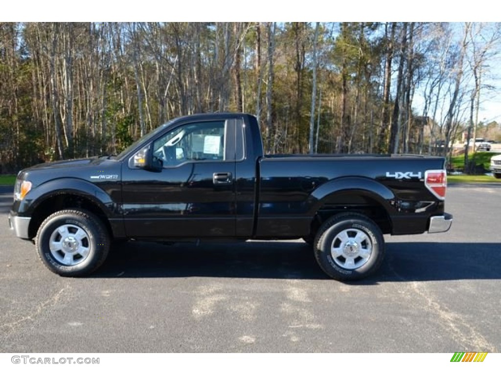Tuxedo Black 2014 Ford F150 XL Regular Cab 4x4 Exterior Photo #89384082
