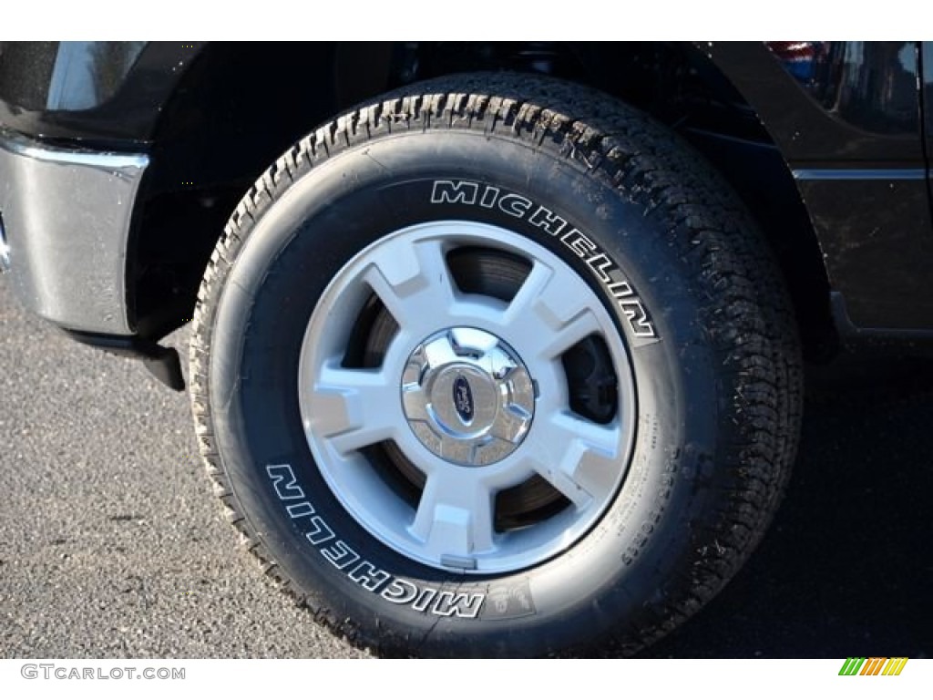 2014 F150 XL Regular Cab 4x4 - Tuxedo Black / Steel Grey photo #10