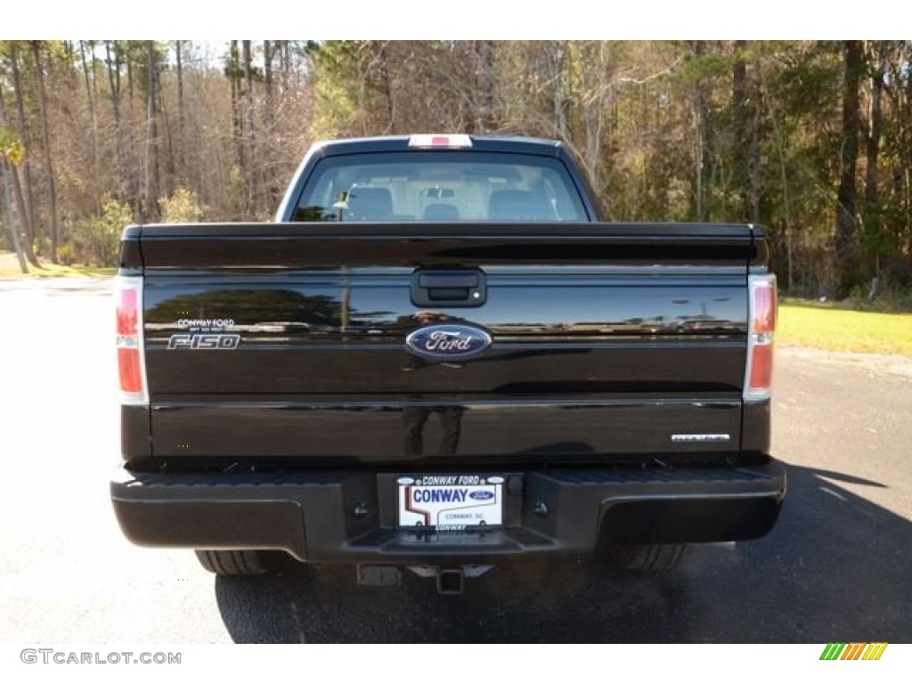 2014 F150 STX SuperCab - Tuxedo Black / Black photo #7