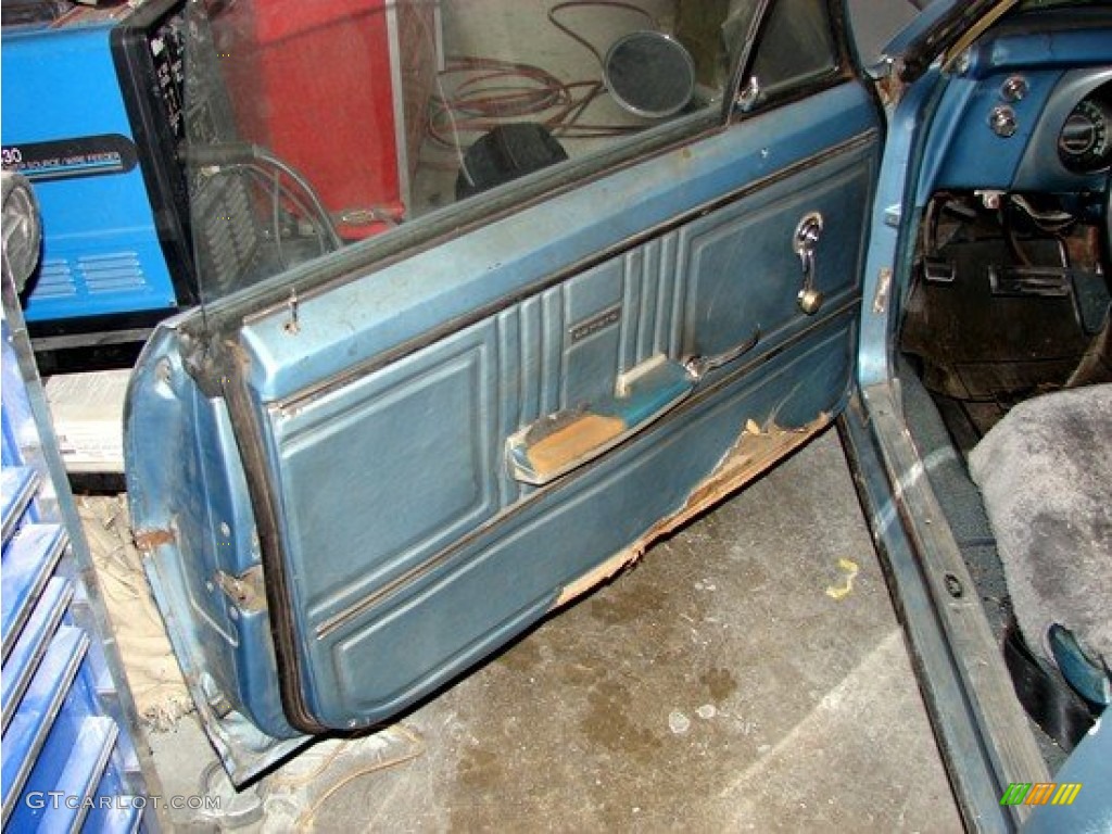 1967 Camaro Sport Coupe - Marina Blue / Blue photo #146