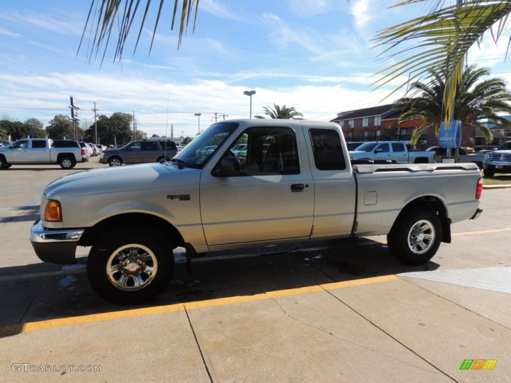 2001 Ranger XLT SuperCab - Silver Frost Metallic / Dark Graphite photo #3