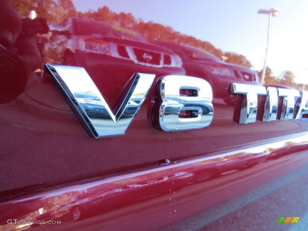 2014 Titan Pro-4X Crew Cab 4x4 - Cayenne Red / Pro-4X Charcoal photo #9