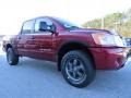 2014 Cayenne Red Nissan Titan Pro-4X Crew Cab 4x4  photo #7