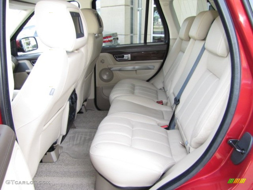 2010 Range Rover Sport Supercharged - Rimini Red / Almond/Nutmeg Stitching photo #4
