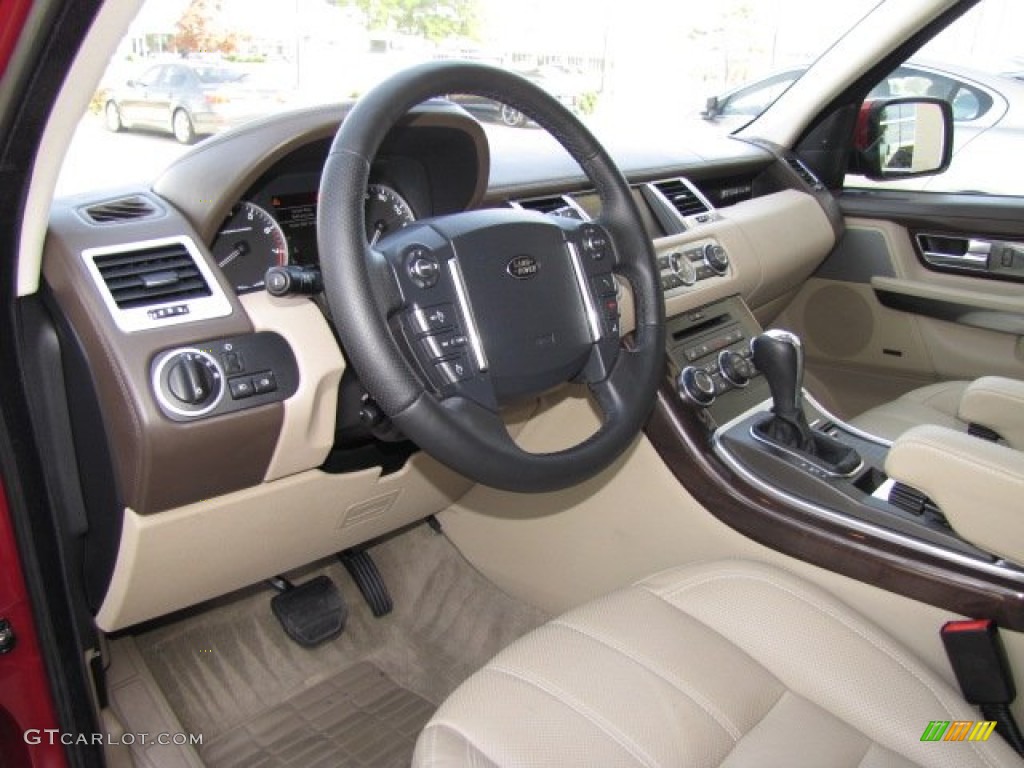 2010 Range Rover Sport Supercharged - Rimini Red / Almond/Nutmeg Stitching photo #11
