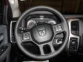 Black/Diesel Gray 2014 Ram 1500 Tradesman Crew Cab Steering Wheel
