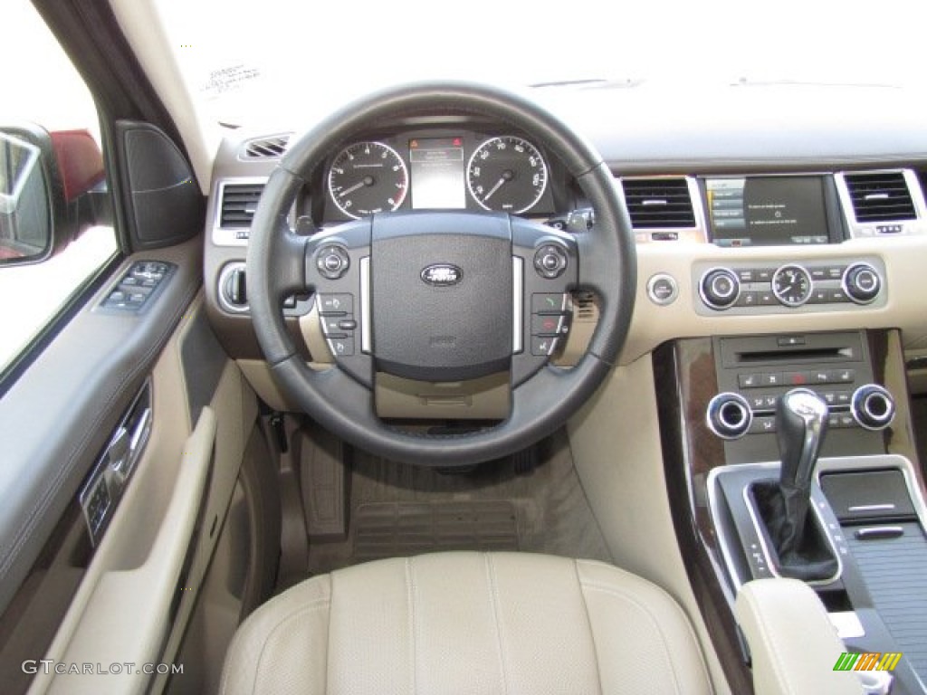 2010 Range Rover Sport Supercharged - Rimini Red / Almond/Nutmeg Stitching photo #12