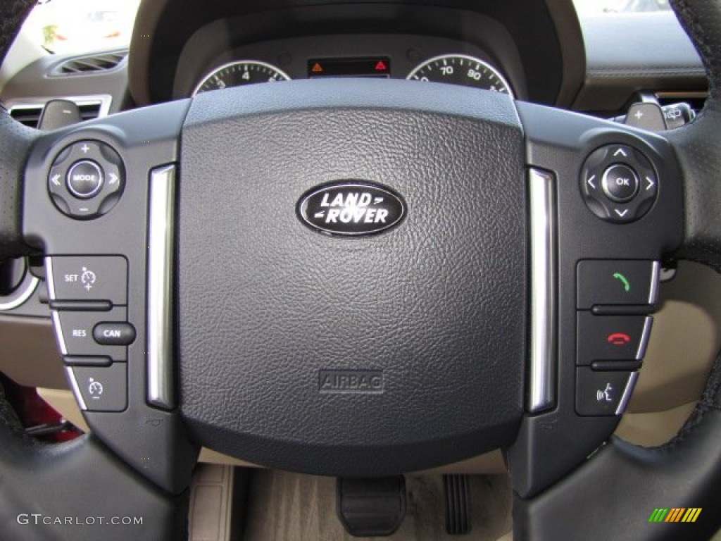 2010 Range Rover Sport Supercharged - Rimini Red / Almond/Nutmeg Stitching photo #13
