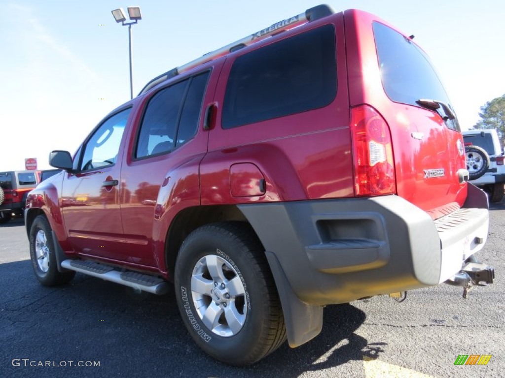 2009 Xterra X - Red Brick / Graphite/Steel photo #5