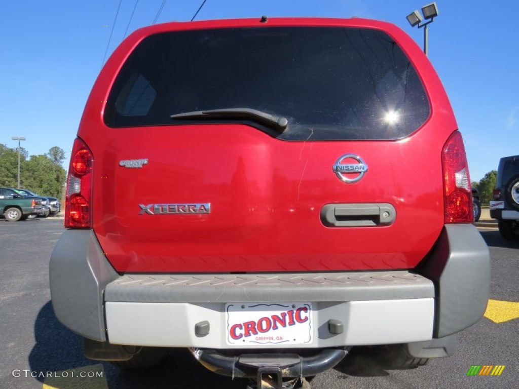 2009 Xterra X - Red Brick / Graphite/Steel photo #6