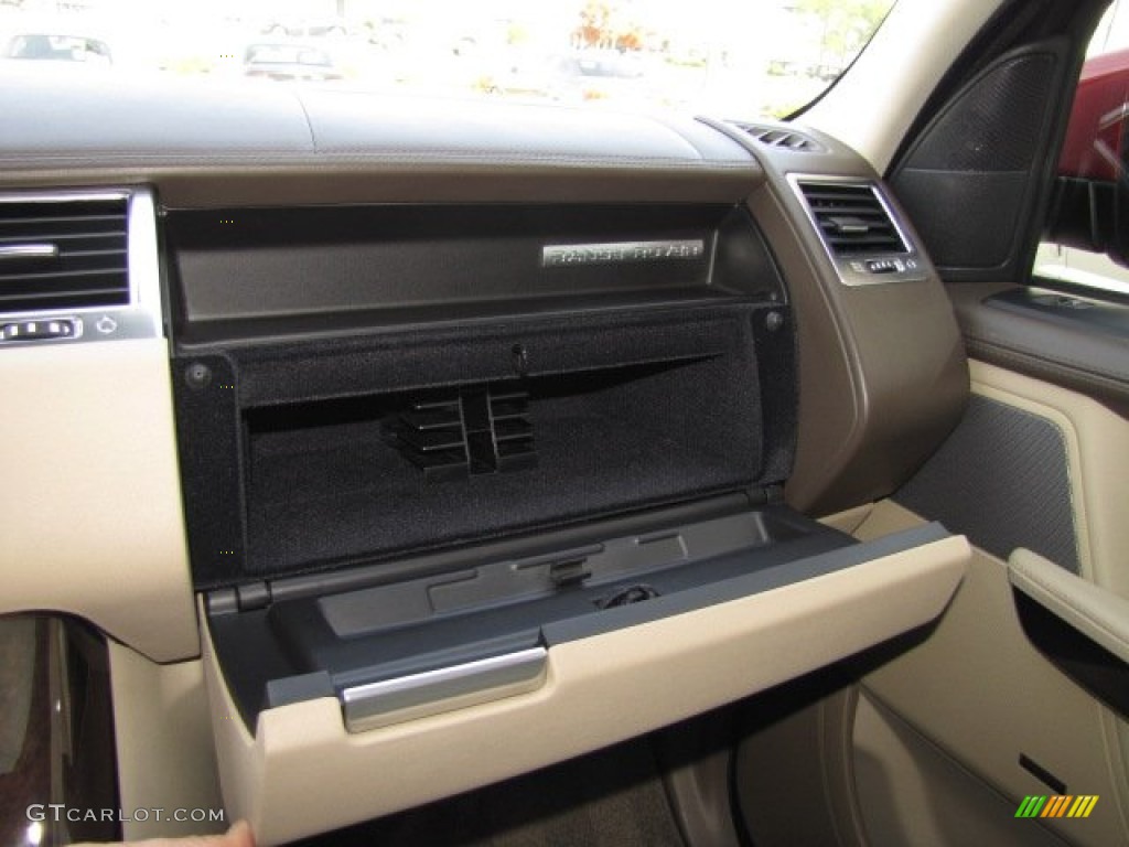 2010 Range Rover Sport Supercharged - Rimini Red / Almond/Nutmeg Stitching photo #25