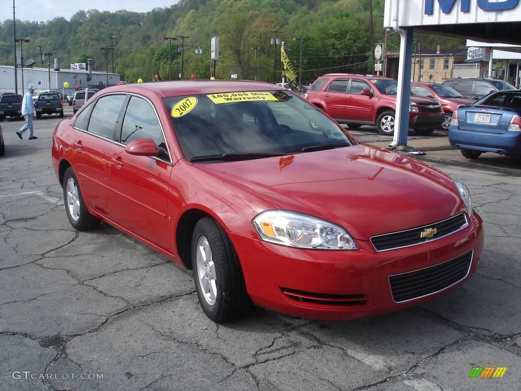 2007 Impala LT - Precision Red / Ebony Black photo #18