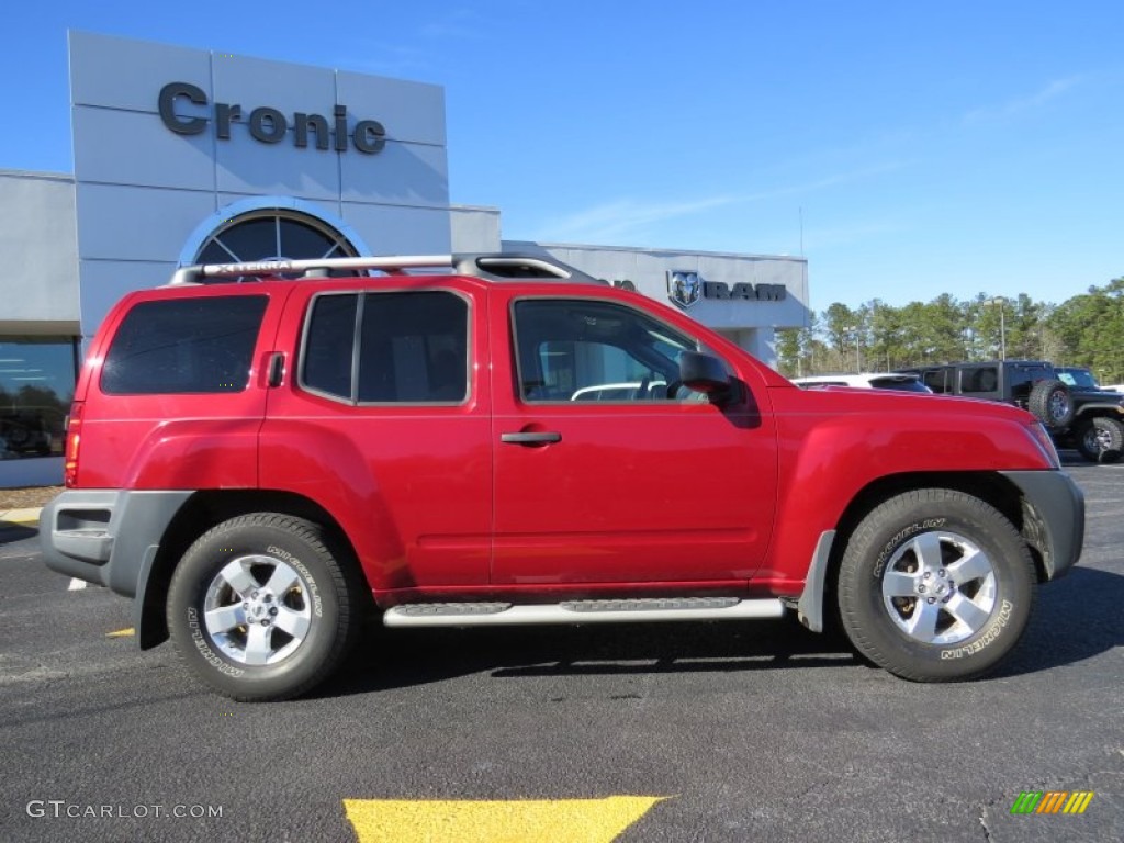 2009 Xterra X - Red Brick / Graphite/Steel photo #8