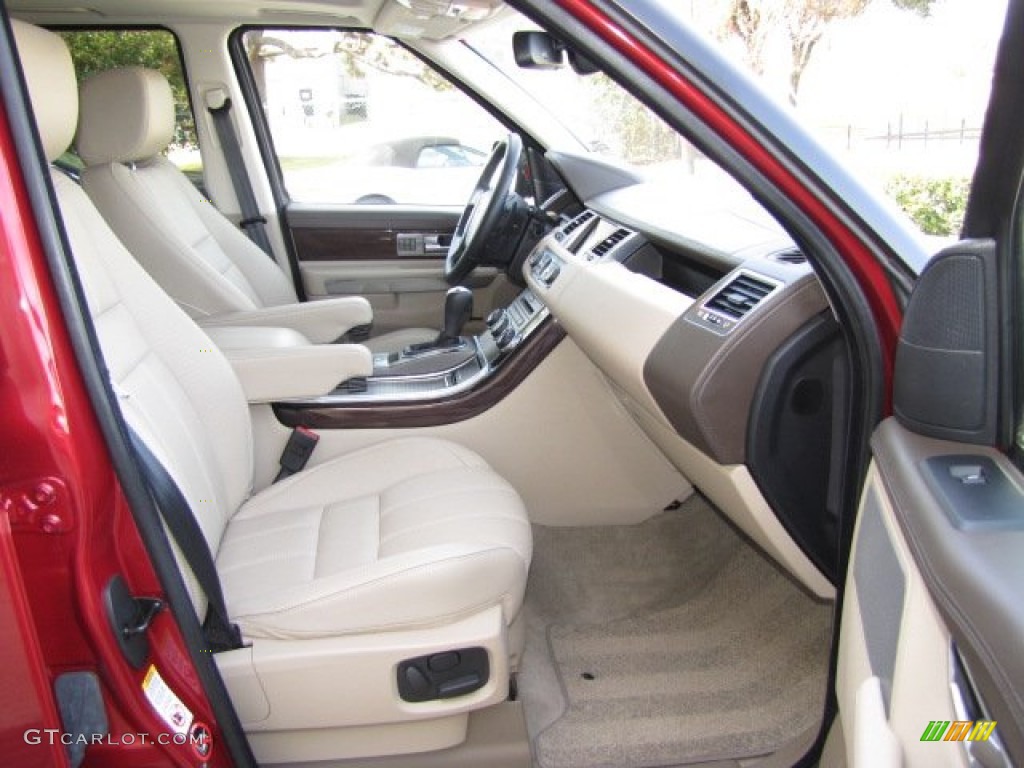 2010 Range Rover Sport Supercharged - Rimini Red / Almond/Nutmeg Stitching photo #31