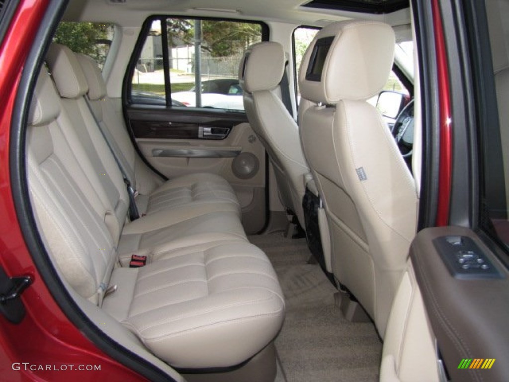 2010 Range Rover Sport Supercharged - Rimini Red / Almond/Nutmeg Stitching photo #33