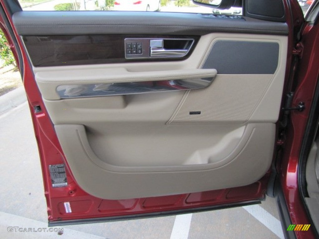 2010 Range Rover Sport Supercharged - Rimini Red / Almond/Nutmeg Stitching photo #43