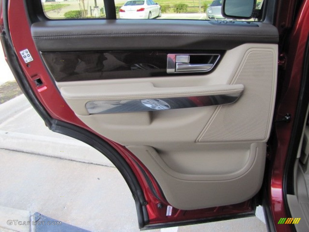 2010 Range Rover Sport Supercharged - Rimini Red / Almond/Nutmeg Stitching photo #46