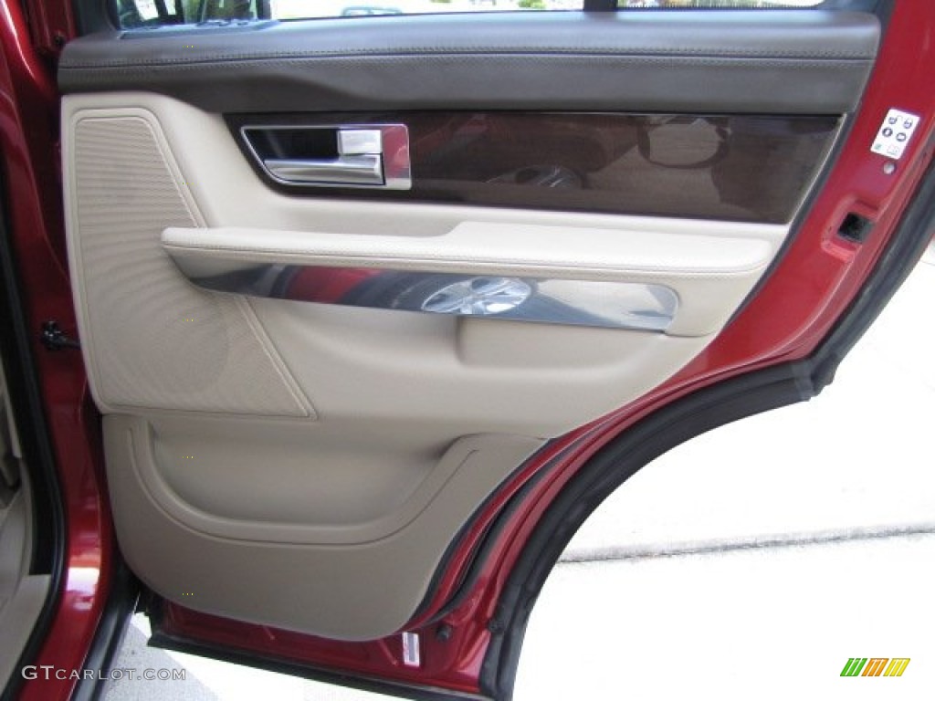 2010 Range Rover Sport Supercharged - Rimini Red / Almond/Nutmeg Stitching photo #48