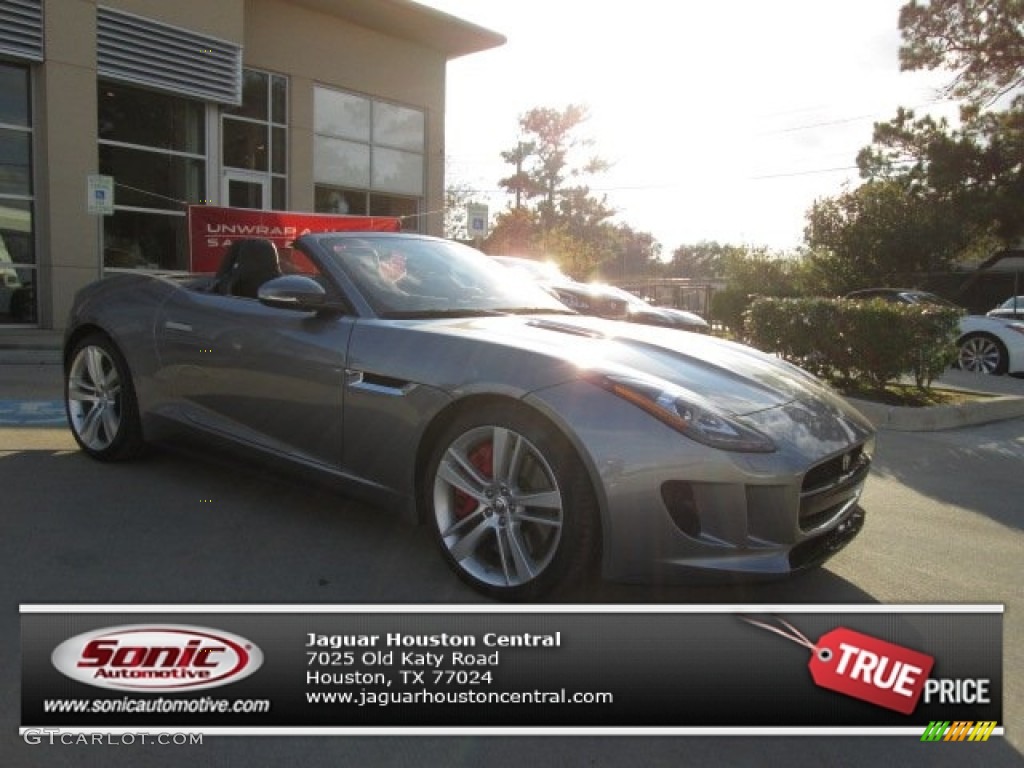 2014 F-TYPE V8 S - Lunar Grey Metallic / Jet photo #1
