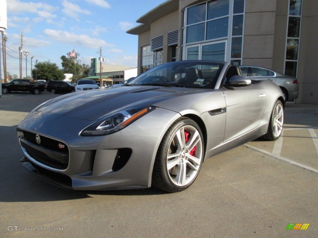 Lunar Grey Metallic 2014 Jaguar F-TYPE V8 S Exterior Photo #89389582
