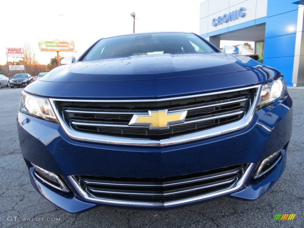 2014 Impala LTZ - Blue Topaz Metallic / Jet Black photo #2