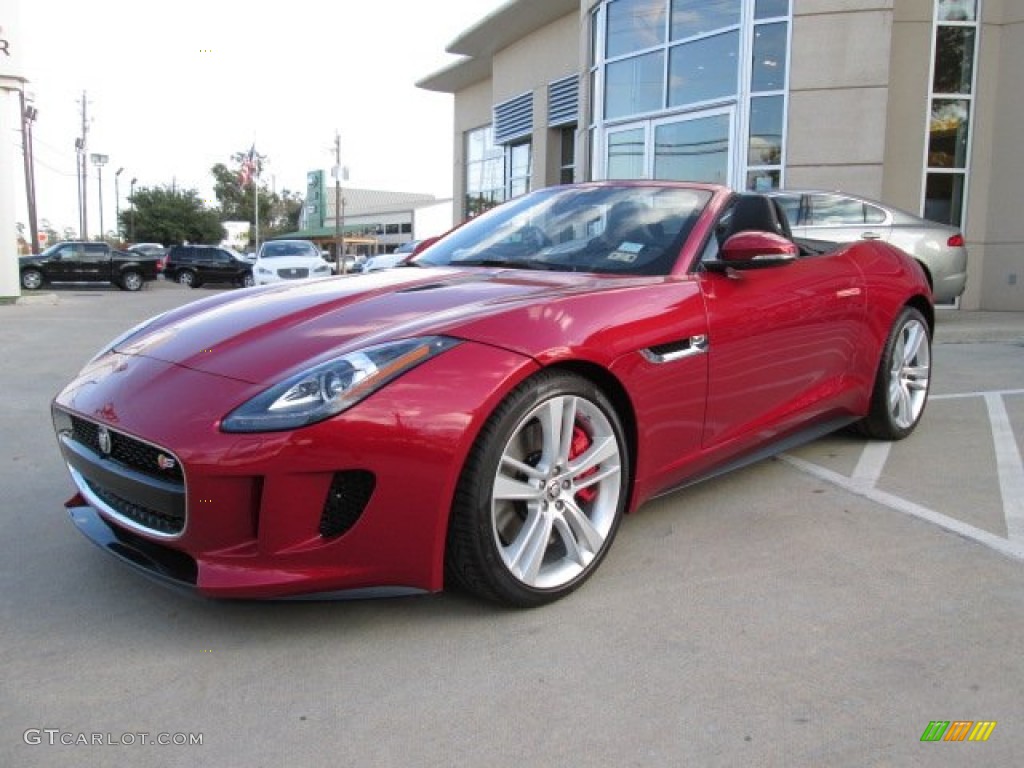 Italian Racing Red Metallic 2014 Jaguar F-TYPE V8 S Exterior Photo #89389935