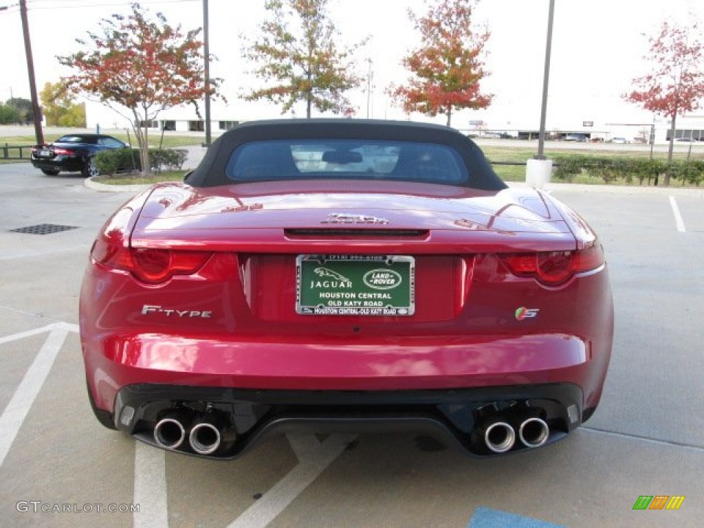 2014 F-TYPE V8 S - Italian Racing Red Metallic / Jet photo #6