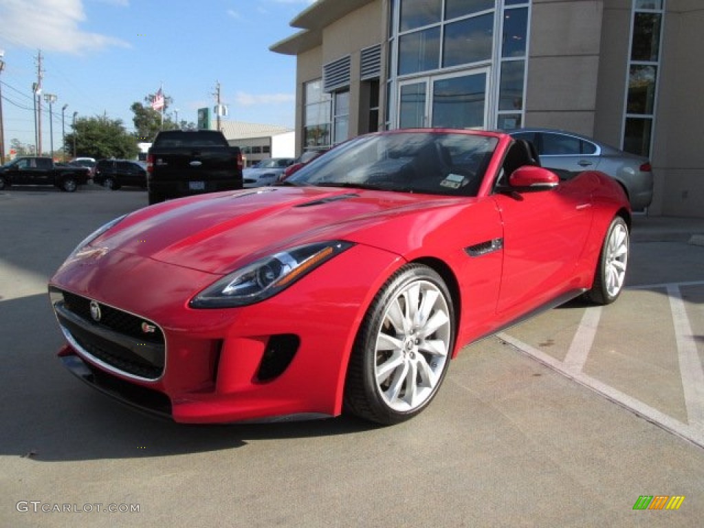 Salsa Red 2014 Jaguar F-TYPE V8 S Exterior Photo #89390366