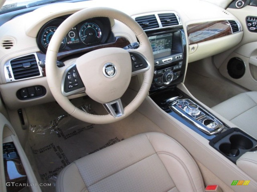 Caramel/Caramel Interior 2014 Jaguar XK Coupe Photo #89390727