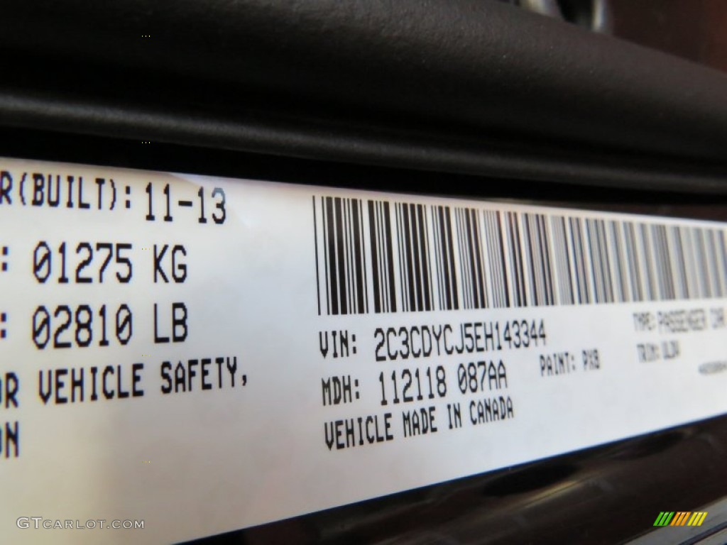 2014 Challenger Color Code PX8 for Black Photo #89390997