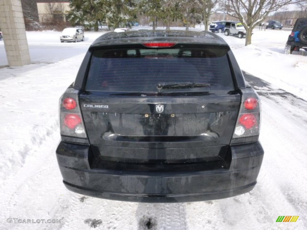2007 Caliber SE - Black / Pastel Slate Gray photo #7