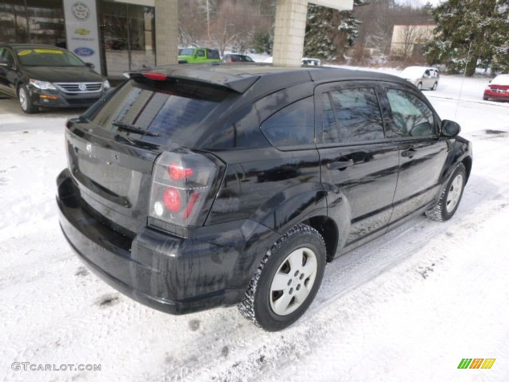2007 Caliber SE - Black / Pastel Slate Gray photo #8