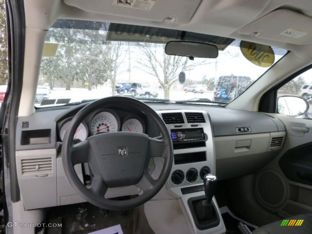 2007 Caliber SE - Black / Pastel Slate Gray photo #14