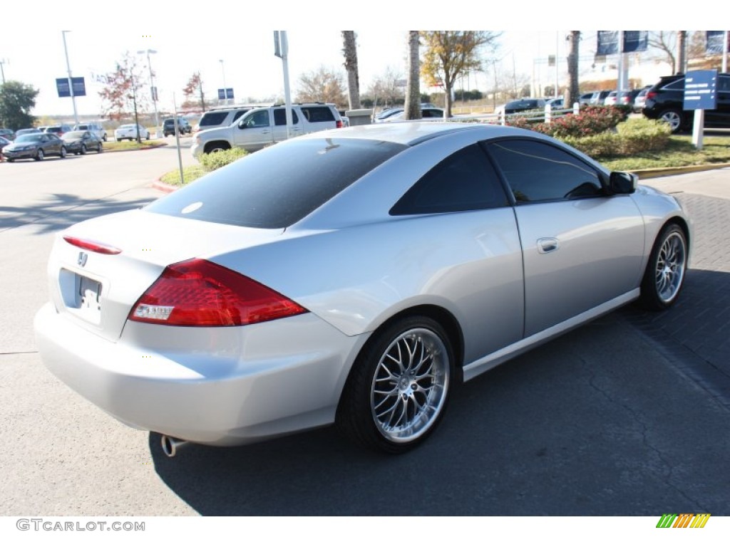 2007 Accord LX Coupe - Alabaster Silver Metallic / Gray photo #8